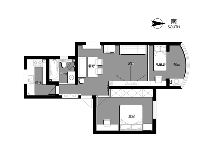 成都套餐裝修公司大晶裝飾公司|極富美感的北歐極簡風裝修案例