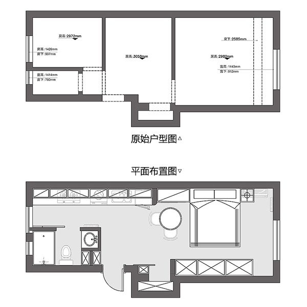 35㎡住宅公寓 原木+白色 超多收納的北歐簡潔風